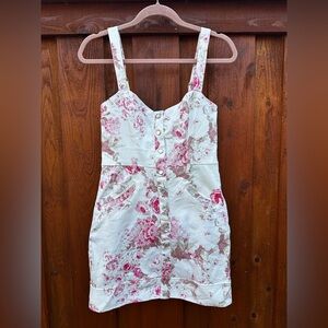 FL&L floral denim dress